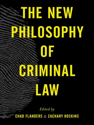 cover image of The New Philosophy of Criminal Law